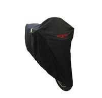 Badass Moto Ultimate Motorcycle Cover. Supreme Waterproof Outdoor Storage. 12 Levels of Commercial Grade Protection Keep Your Bike 100% Dry, Clean, Safe. Large 97"L x 57"H. Harley Cruisers, Metrics