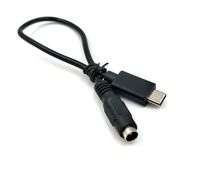 Poyiccot USB 3.1 Type C Male to DC 5.5X2.5mm Female Power Plug Extension Charge Cable (Type c to 5.5x2.5mm Female)