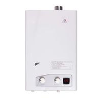 Eccotemp FVI12-LP Liquid Propane Gas Tankless Water Heaters, White
