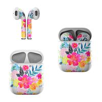 Skin Decals for Apple AirPods - Pink Bouquet - Sticker Wrap Fits 1st and 2nd Generation