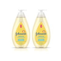 Johnson's Head-to-Toe Hypoallergenic & Paraben-Free Baby Wash & Shampoo Twin Pack, 2 x 27.1 fl. oz