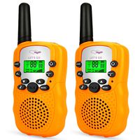 Toys for 3-12 Year Old Girls, Dreamingbox Handheld Walkie Talkies for Kids Xmas Gifts for 3-12 Year Old Boys 2019 New Activity Gifts for Boys Girls Age 3-12 Stocking Fillers Easter Orange TGDJ05