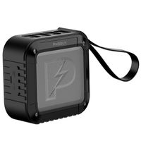 Wireless Bluetooth 4.1 Speaker, [PASBUY P8] Portable IPX6 Waterproof Outdoor NFC for iPhone, Pool, Beach, Golf, Home with FM Radio Loud Speaker Strong Bass, Microphone (Black)