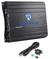 Rockville RVA600.1 1200w Peak Mono Amplifier 200w RMS @ 4 Ohms CEA Compliant