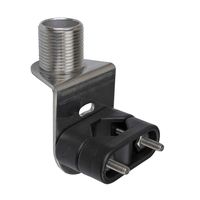 Five Oceans VHF Antenna Rail Mount, Stainless Steel, 7/8" to 1" FO-630