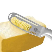 Magic Butter Knife Spreader and Curler, Curl Your Butter with Ease 3 Different Ways!