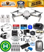 DJI Mavic Pro Platinum Edition Pro Accessory Bundle with Backpack, 7 Piece Filter Kit, Vest Strap, Landing Pad Plus Much More (2 Batteries Total)