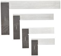 Fowler Full Warranty 52-432-246-0 Machinist Hardened Steel Square Set, 2", 3",4",and 6" Blade Size