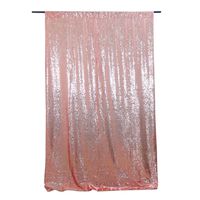 San Tungus Rose Gold Wedding Sequin YouTube Videos Backdrop Sparkly Curtain for Home Decoration, 4ftx8ft