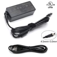 [UL Listed] DJW 19.5V 2.31A 45W Replacement AC Adapter for Dell Inspiron 15-3552 HK45NM140 LA45NM140 HA45NM140 KXTTW, fit for XPS 12/12 MLK / 13/13 MLK/Inspiron 14 (7437)