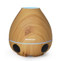 Bluetooth Speaker/Essential Oil Diffuser 300ml /Night Light/Mini Humidifier 4 in 1-Rich Bass with Dual Loud Speakers,V4.0 Wireless, Auto Shut Off-for Home, Kids Room, Bedroom, Shower By Aromacare