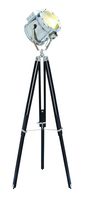 Benzara Spot Light Three Legged Tripod, Metallic Finish