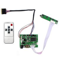 VSDISPLAY HDMI LCD Controller Board Work for 14" 15.6" LP156WH2 LP156WH4 B156XW02 LP140WH1 LP140WH3 LTN140AT02 LTN140AT07 B156XW02 B156XW04 B156XTN02.1 N156B6 1366x768 40Pin LVDS LED Backlight Screen