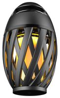 EBAKIN Flame Light LED Flickering Flameless Lamp Lantern with Bluetooth Speaker, Outdoor Portable Stereo Speaker with HD Audio and Enhanced Bass