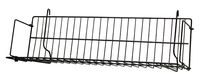 24 x 6 x 6 ½ inch Black CD/DVD/Cassette Shelf - for Wire Grid