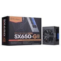 SilverStone Technology SST-SX650-G 650W SFX Fully Modular 80 Plus Gold PSU with Improved 92mm Fan and Japanese Capacitors SX650-G