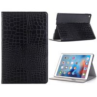 iPad Pro 12.9'' Case 2015, Sammid Lightweight Smart Case Book Style Hands-Free Stand Cover with Card Slots & Money Pocket Slim Full Body Protective Business Cover for 2015/2017 iPad Pro 12.9 - Black