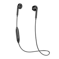 Bluetooth Running Headphones, Wireless V4.1 Sports Sweatproof Earphones Noise Cancelling Earbuds for Gym Built-in Mic Compatible with Samsung S9/S8 Note 8/7 and Android Smartphones (Bright Black)