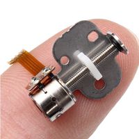 Icstation DC 5V 2 Phase 4 Wire Micro Stepper Motor Slider with 10mm Screw Leads (Pack of 4)
