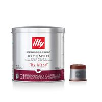 illy Coffee, Intenso iperEspresso Capsule, Dark Roast Espresso Pods, Compatible with illy iperEspresso Machines, (21 ct), 140.7g  (packaging may Vary)