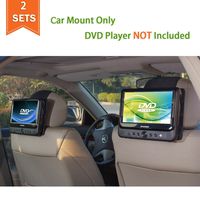 TFY Car Headrest Mount for Portable DVD Player - 2 Pieces