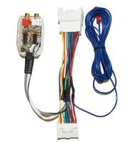 Factory Radio Stereo Amplifier Sub Interface Wire Harness + Inline Converter Fits Mitsubishi