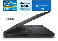 Dell Latitude E5450 14 Inch HD Business Laptop Intel Core 5th Generation i7 i7-5600U vPro 8GB DDR3L 500GB HDD Bluetooth Windows 10 Pro
