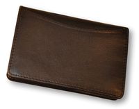 Budd Leather Business Card Case, Cowhide, 4.25x 3", Black (550463-1)