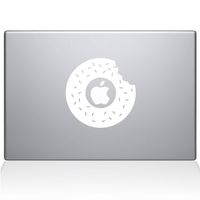 The Decal Guru 2060-MAC-15P-W Donut Sprinkles Decal Vinyl Sticker, White, 15" MacBook Pro (2015 & Older)