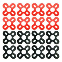 EUDAX 16 PCS Motor Spacer Shock Absorber Pads Damper Vibration Damping Washer Silicone Material for FPV Racing 22xx Series Brushless Motor Emax RS2205 iPower Motor 2204 2206 2208 (Upgrade Version)