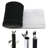 59inch Neoprene Cable Management Sleeve Neoprene Cord Organizer Neoprene Flexible Cable Cover Neoprene Cable Protector