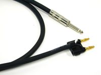 Conquest Sound CS114B 75-Feet Neutrik 1/4-Inch to Double Banana Plug 14 Gauge Speaker Cable