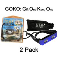 StadiumZoomz Max 2 Pack Team Colors Binocular Glasses - Blue. Telescope Lenses, Zoom in for Sports,Concerts,Boating,etc