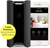 Canary: View WiFi Home Security Camera +1-Year Premium Service Plan | Indoor Surveillance, Wide-Angle Lens, Motion + Person Alerts~ Use w/iOS, Alexa & Google, 2019 Back to School Model