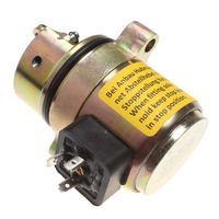 Holdwell Fuel Shut Off Solenoid 04170534R for Deutz BF4M1011F Bobcat Skid Steer Loader 12Vdc