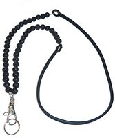Beaded Fashion Women's Universal Lanyard 32", Strong, Light Weight Silicone Strap, For Cell Phones, Water Proof Pouch or Multiple Keys and ID's
