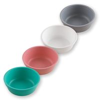 Re-Play Made in The USA 4pk Bowls for Easy Baby, Toddler, and Child Feeding - Aqua, Blush, White, Grey(Fresh+)