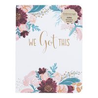 DaySpring Notebook Journal - Floral - We Got This - 61535