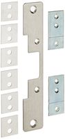 HES Stainless Steel 503 Faceplate for 5000 Series Electric Strikes for Cylindrical Locksets Includes Universal Mounting Tabs, Satin Stainless Steel Finish