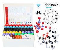 LINKTOR Chemistry Molecular Model Kit 444PCS Fullerene Set Student or Teacher Set for Organic and Inorganic Chemistry Learning Motivate Enthusiasm for Learning Science and Raising Space Imagination