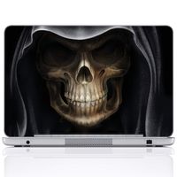 Meffort Inc 15 15.6 Inch Laptop Notebook Skin Sticker Cover Art Decal (Included 2 Wrist pad) - Skull Head