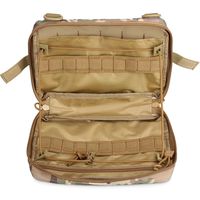 WYNEX Tactical Admin Molle Pouch, Medical EDC EMT Utility Bag Shell Design Attachment Pouches 1000D Nylon Hiking Belt Bags Waterproof