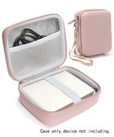 Protective Case for Fujifilm INSTAX Share SP-2 Smart Phone Printer by WGear, Mesh Pocket for Cable and Printing Paper (Matte Rose Gold)