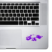 StickAny Palm Series Skydiving Sticker for MacBook Pro, Chromebook, and Laptops (Purple)
