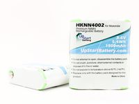 2 Pack - Replacement for Motorola KEBT-071D Battery - Compatible with Motorola HKNN4002 Two-Way Radio Battery (1500mAh 3.6V NI-MH)