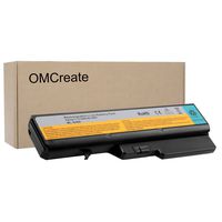 OMCreate Battery Compatible with Lenovo IdeaPad G460 G560 Z460 Z560 Z565, fits L09S6Y02 L09M6Y02 57Y6454 L09C6Y02 L10P6Y22 LO9S6Y02-12 Months Warranty [Li-ion 6-Cell]