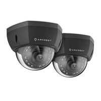 2 Pack Amcrest ProHD Outdoor 4-Megapixel PoE Vandal Dome IP Security Camera - IP67 Weatherproof, IK10 Vandal-Proof, 4MP (2688 TVL), IP4M-1028E (Black)