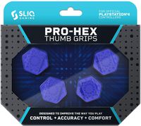 Sliq Gaming PS4 Pro-Hex Thumb Stick Grips - PlayStation 4 - Blue