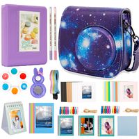 Alohallo 15 in 1 Instax Mini 9 Camera Accessories Set for Fujifilm Instax Mini 9/ Mini 8/ Mini 8+ Camera - Starry Sky A