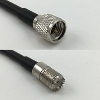 15 feet RFC195 KSR195 MINI UHF MALE to MINI UHF FEMALE Pigtail Jumper RF coaxial cable 50ohm High Quality Quick USA Shipping